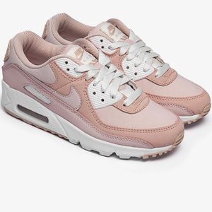 Nike Women's Pink and White Athletic Shoes